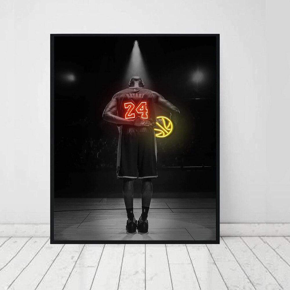 Kobe Bryant - Mamba Out Poster Art