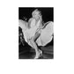 CloudShop Art Painting Canvas Print marilyn-monroes-skirt 60x90cm Marilyn A Canvas Frame Wrap - Ready to Hang