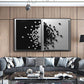 CloudShop Art Painting Canvas Print abstract-cubes-flow 30x40cm Canvas Frame Wrap - Ready to Hang 