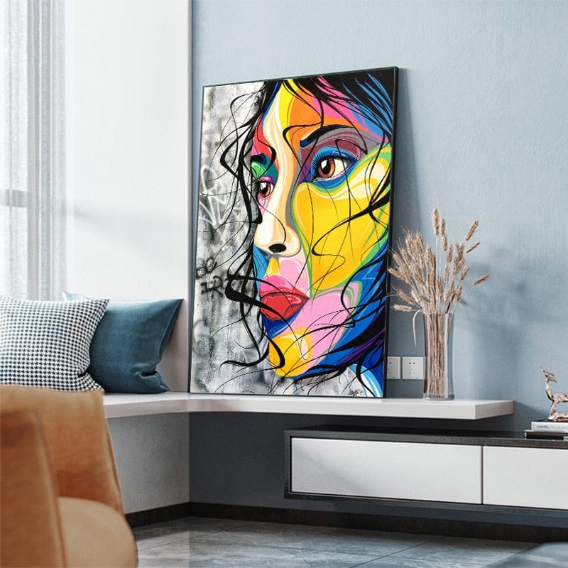 CloudShop Art Painting Canvas Print  40x60cm  abstract-personality Canvas Frame Wrap - Ready to Hang