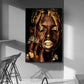 CloudShop Art Painting Canvas Print african-gold-shower 60x90cm Canvas Print - With Wrap Frame 