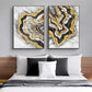 CloudShop Art Painting Canvas Print abstract-marble-break 50x70cm Marble Break 1 Canvas Frame Wrap - Ready to Hang
