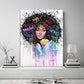 CloudShop Art Painting Canvas Print  60x80cm  afro-princess Canvas Frame Wrap - Ready to Hang