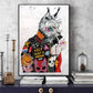 CloudShop Art Painting Canvas Print  50x75cm  bad-little-kitty Canvas Frame Wrap - Ready to Hang
