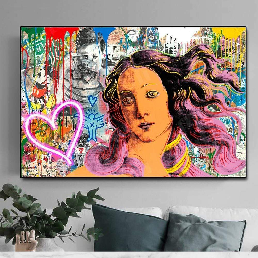 CloudShop Art Painting Canvas Print  50x75cm  birth-of-the-virgin Canvas Frame Wrap - Ready to Hang