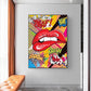 CloudShop Art Painting Canvas Print  70x100cm  biting-pop-culture Canvas Frame Wrap - Ready to Hang
