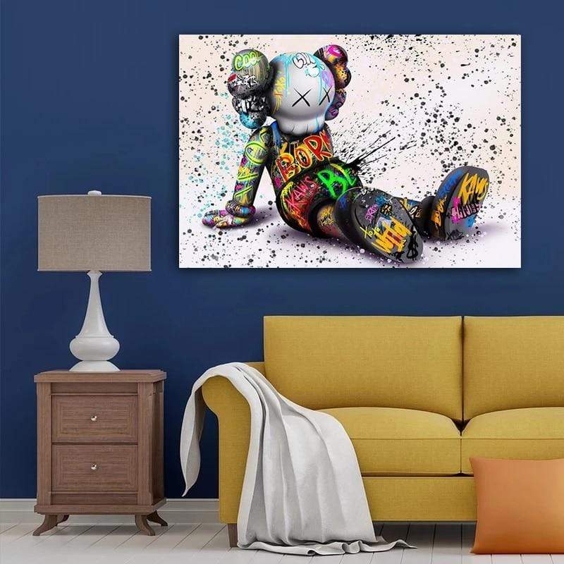 CloudShop Art Painting Canvas Print  60x80cm  born-to-be Canvas Frame Wrap - Ready to Hang