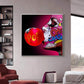 CloudShop Art Painting Canvas Print  50x50cm The Oh My! candy-eye-food Canvas Frame Wrap - Ready to Hang