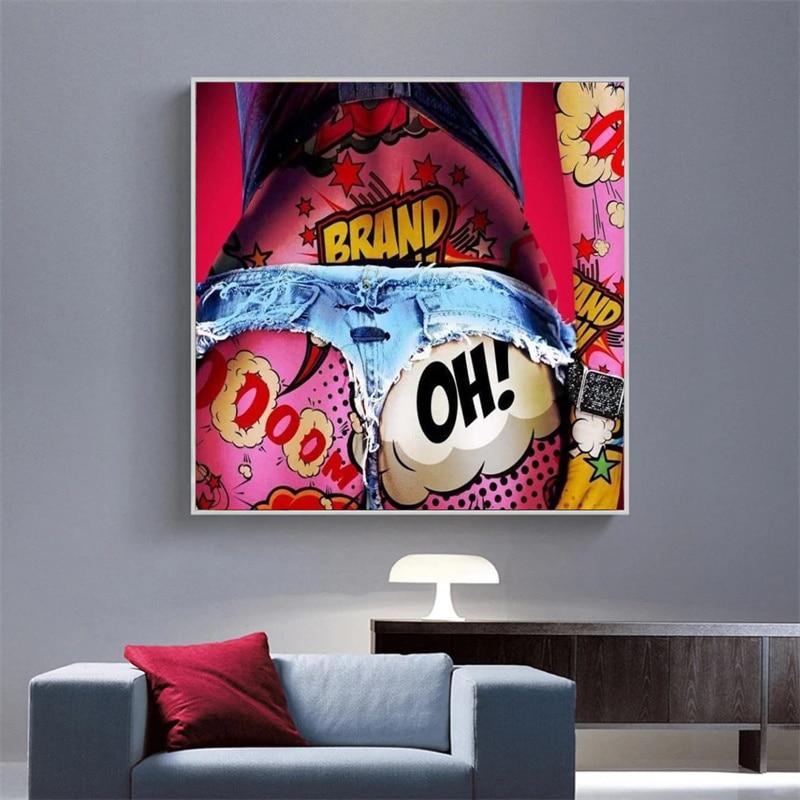 CloudShop Art Painting Canvas Print  60x60cm The Pop candy-eye-food Canvas Frame Wrap - Ready to Hang