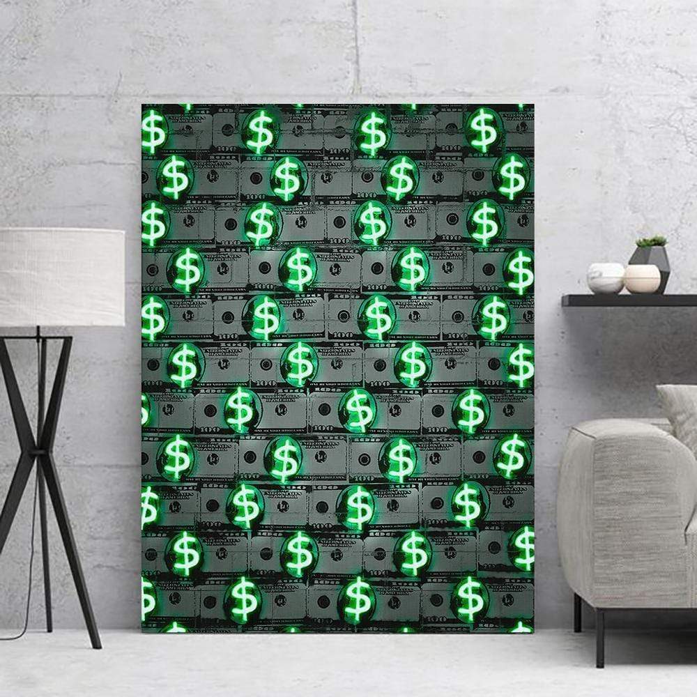 CloudShop Art Painting Canvas Print  40x50cm  cash-money-baby Canvas Frame Wrap - Ready to Hang