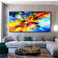 CloudShop Art Painting Canvas Print colors-of-love 30x60cm | 12x24 inches Canvas Print - With Wrap Frame 