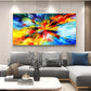 CloudShop Art Painting Canvas Print colors-of-love 120x240cm | 48x95 inches Canvas Print - With Wrap Frame 