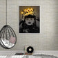 CloudShop Art Painting Canvas Print  60x80cm  crown-the-queen Canvas Frame Wrap - Ready to Hang