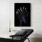 CloudShop Art Painting Canvas Print  70x100cm  fingers-of-life Canvas Frame Wrap - Ready to Hang