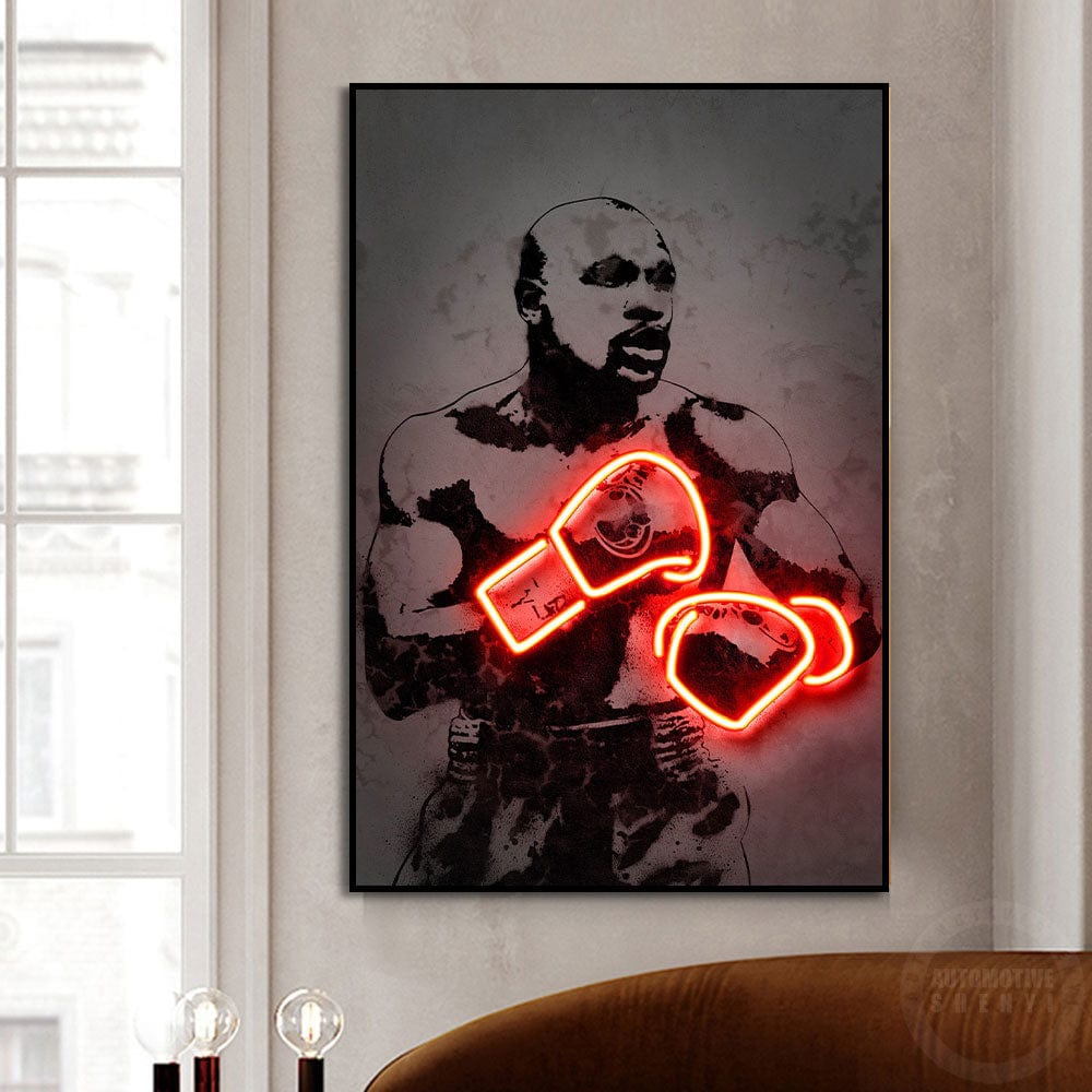 CloudShop Art Painting Canvas Print  30x40cm  floyd-mayweather Canvas Frame Wrap - Ready to Hang
