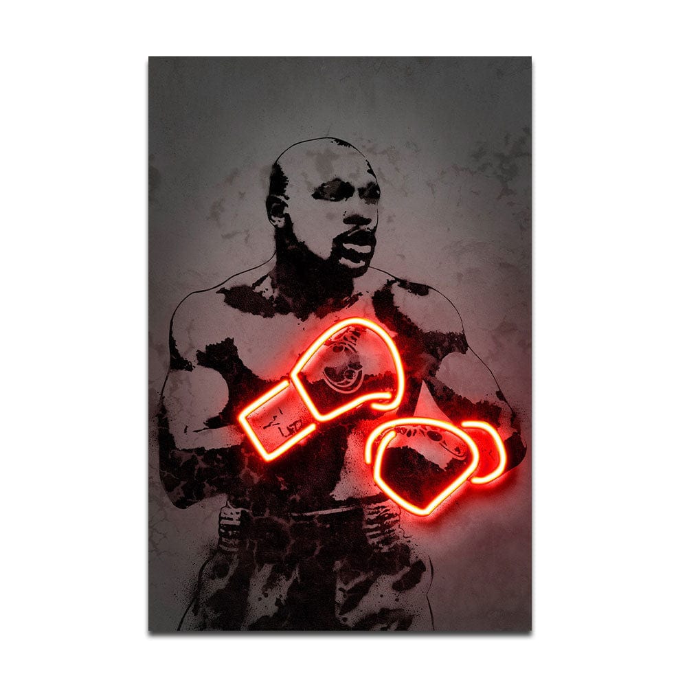 CloudShop Art Painting Canvas Print  40x60cm  floyd-mayweather Canvas Frame Wrap - Ready to Hang