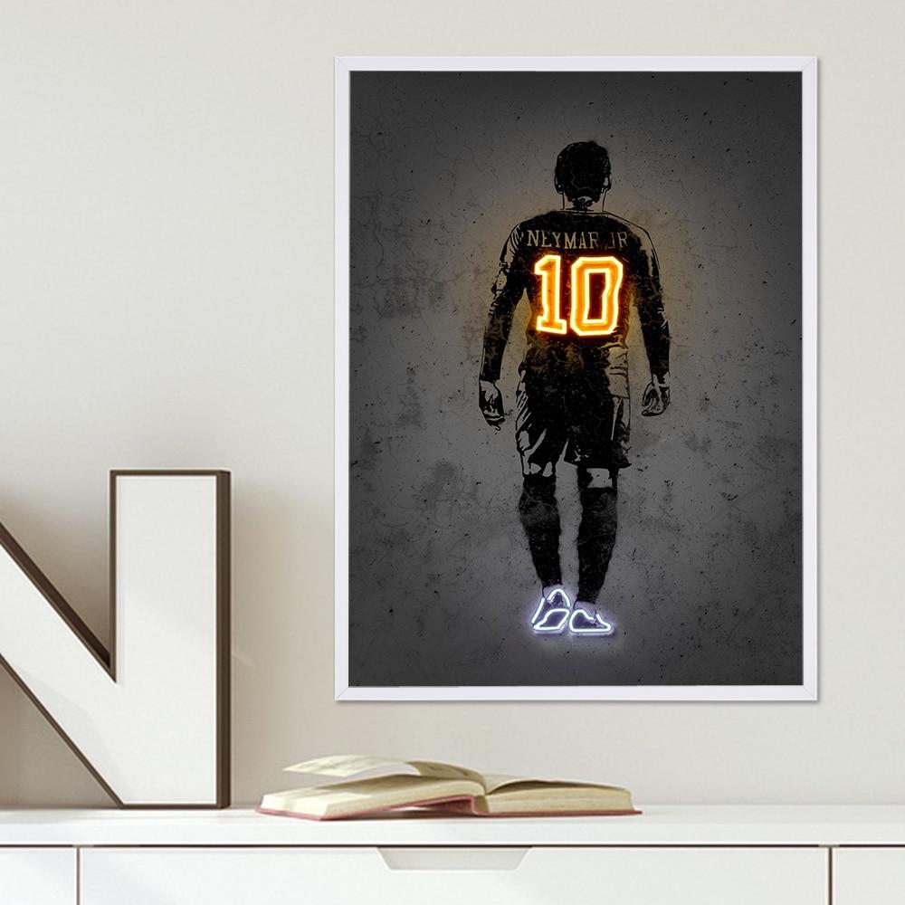 CloudShop Art Painting Canvas Print  50x75cm Messi football-legends Canvas Frame Wrap - Ready to Hang