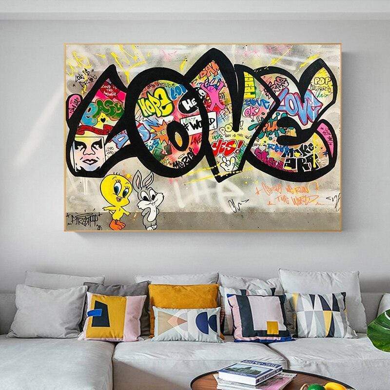 CloudShop Art Painting Canvas Print  60x80cm  girls-we-run-the-world Canvas Frame Wrap - Ready to Hang