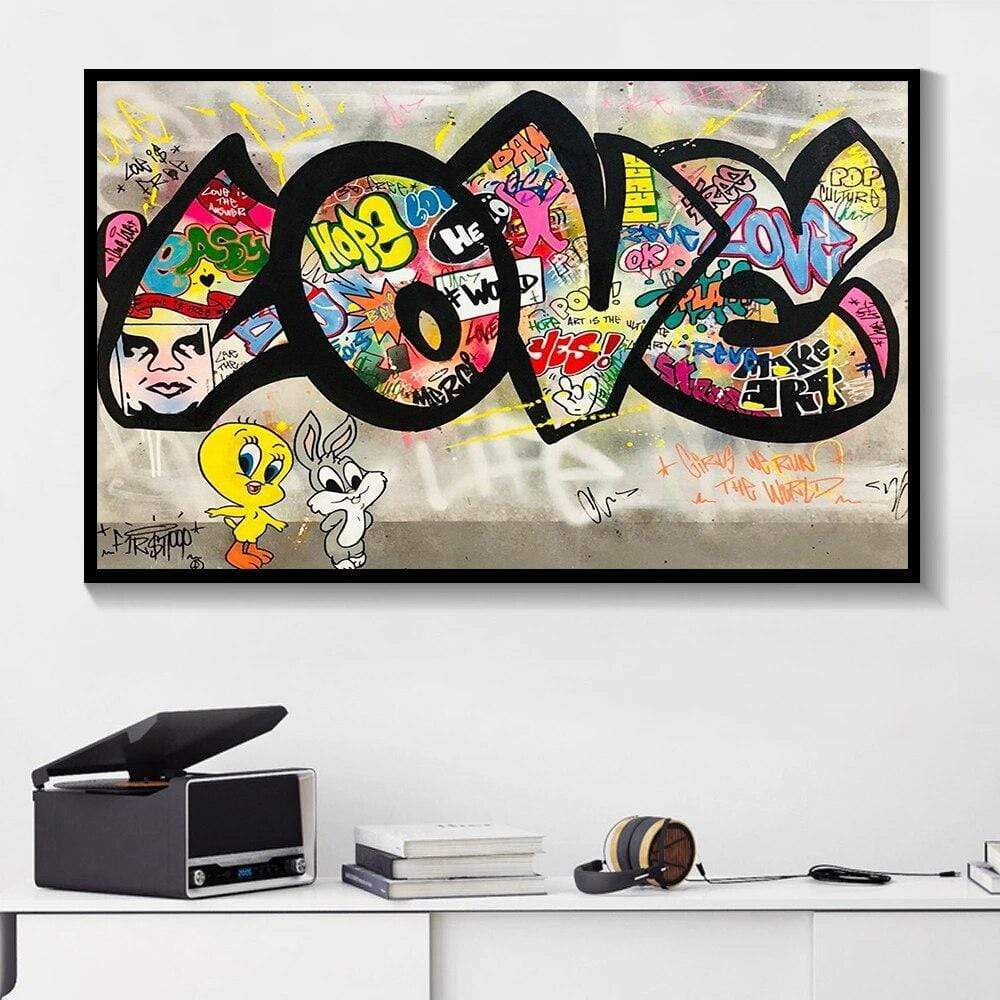 CloudShop Art Painting Canvas Print  70x100cm  girls-we-run-the-world Canvas Frame Wrap - Ready to Hang