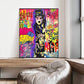 CloudShop Art Painting Canvas Print  60x80cm  happy-new-fear Canvas Frame Wrap - Ready to Hang