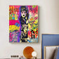 CloudShop Art Painting Canvas Print  70x100cm  happy-new-fear Canvas Frame Wrap - Ready to Hang