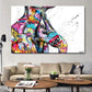 CloudShop Art Painting Canvas Print  60x80cm  hello-pop-jazz Canvas Frame Wrap - Ready to Hang
