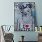 CloudShop Art Painting Canvas Print  40x60cm  i-love-life Canvas Frame Wrap - Ready to Hang