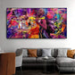 CloudShop Art Painting Canvas Print  70x140cm  in-memory-of-mamba Canvas Frame Wrap - Ready to Hang