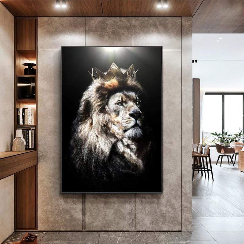 CloudShop Art Painting Canvas Print  60x90cm  king-of-kings Canvas Frame Wrap - Ready to Hang