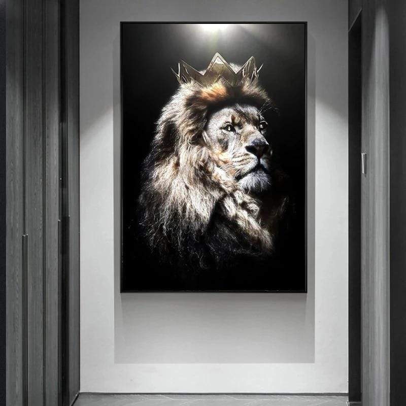 CloudShop Art Painting Canvas Print  70x100cm  king-of-kings Canvas Frame Wrap - Ready to Hang