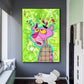 CloudShop Art Painting Canvas Print  50x75cm ONC! love-the-pink-panther Canvas Frame Wrap - Ready to Hang