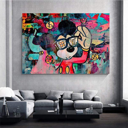 CloudShop Art Painting Canvas Print  120x170cm  mickey-lv Canvas Frame Wrap - Ready to Hang