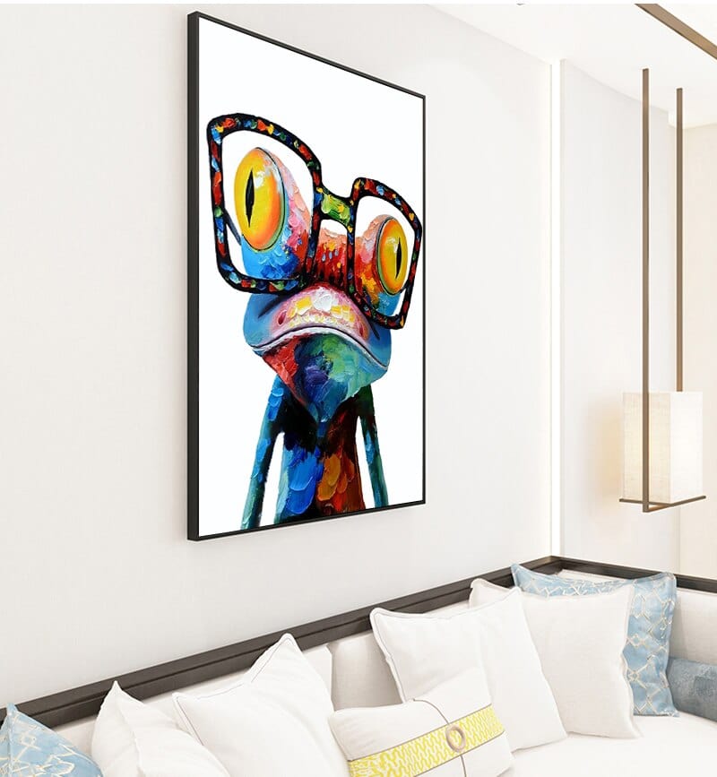 CloudShop Art Painting Canvas Print  50x70cm  mr-boss-frog Canvas Frame Wrap - Ready to Hang
