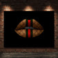 CloudShop Art Painting Canvas Print  40x60cm  my-gucci-lips Canvas Frame Wrap - Ready to Hang