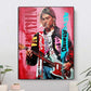 CloudShop Art Painting Canvas Print  70x100cm  nirvana-kurt-cobain Canvas Frame Wrap - Ready to Hang