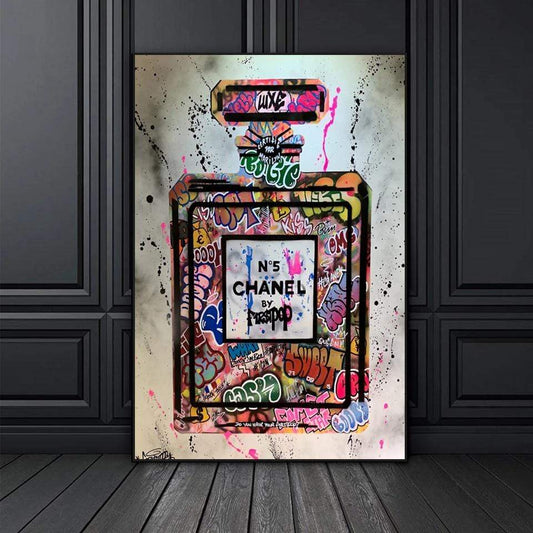 CloudShop Art Painting Canvas Print  30x40cm  no-5-chanel Canvas Frame Wrap - Ready to Hang