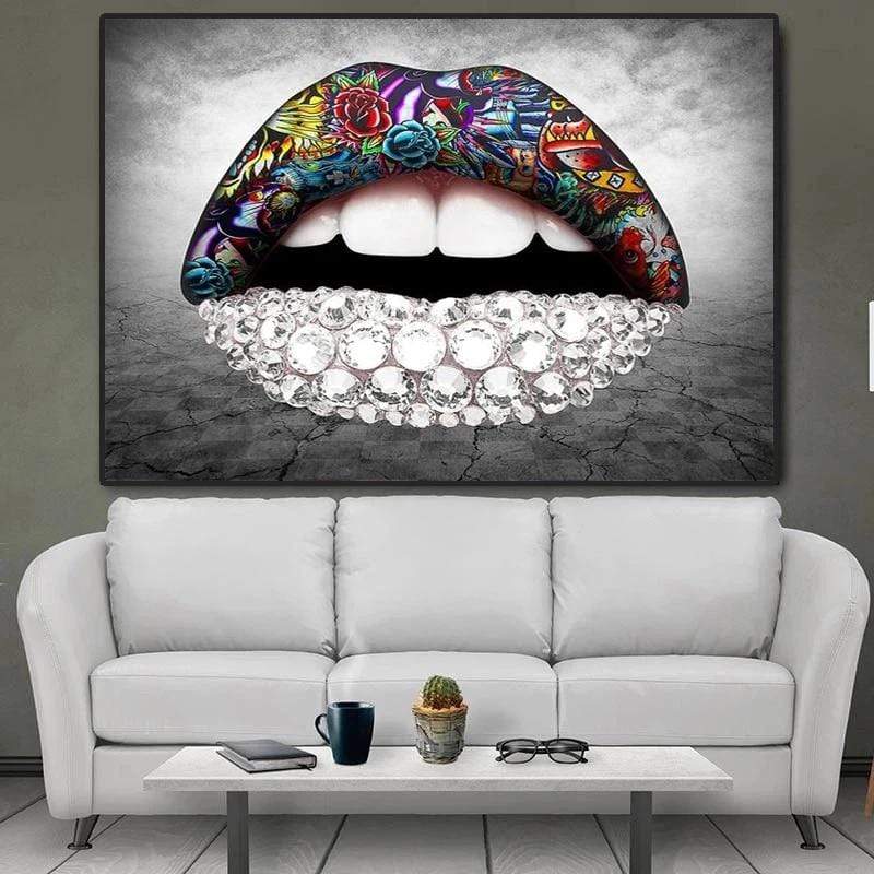 CloudShop Art Painting Canvas Print  80x120cm  oh-them-lipsticks Canvas Frame Wrap - Ready to Hang