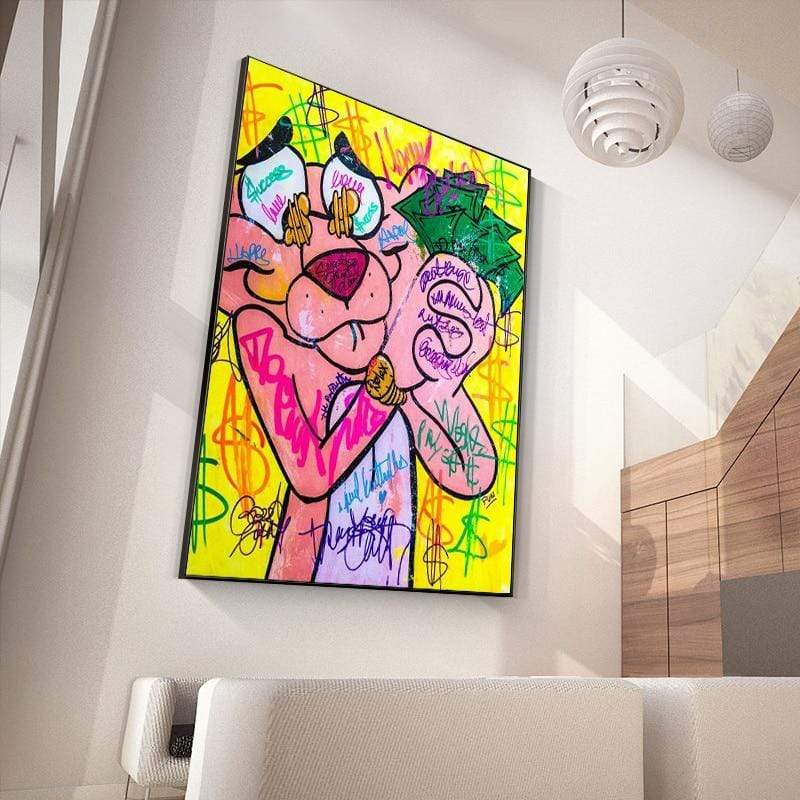 CloudShop Art Painting Canvas Print  60x80cm  pinky-loves-cash Canvas Frame Wrap - Ready to Hang