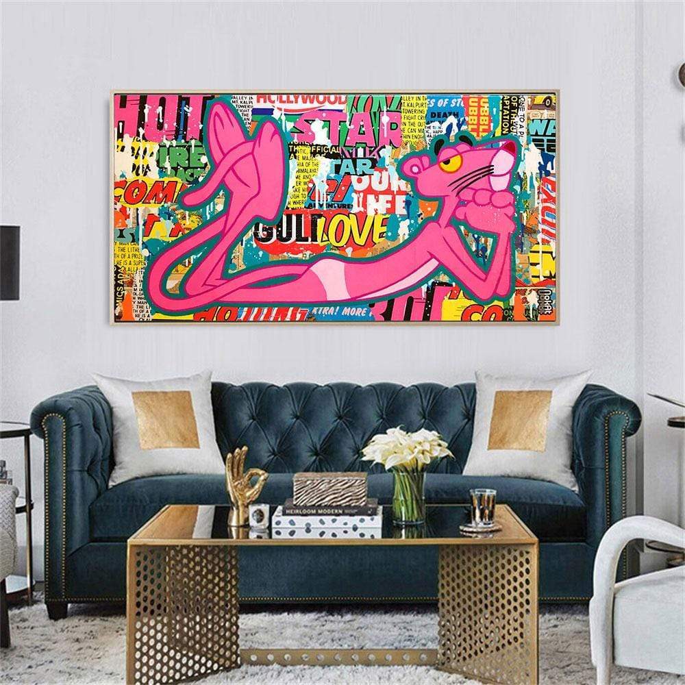 CloudShop Art Painting Canvas Print  120x240cm  pinky-on-the-beach Canvas Frame Wrap - Ready to Hang