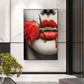 CloudShop Art Painting Canvas Print  50x75cm  roses-are-red Canvas Frame Wrap - Ready to Hang