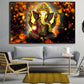 CloudShop Art Painting Canvas Print  70x100cm  serene-golden-elephant Canvas Frame Wrap - Ready to Hang