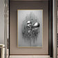 CloudShop Art Painting Canvas Print  60x90cm  lovers-metal-sculpture Canvas Frame Wrap - Ready to Hang