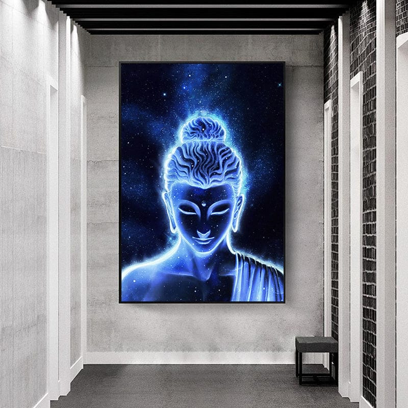 CloudShop Art Painting Canvas Print  60x80cm  sky-buddha Canvas Frame Wrap - Ready to Hang