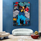CloudShop Art Painting Canvas Print  60x80cm  the-angel-dog Canvas Frame Wrap - Ready to Hang