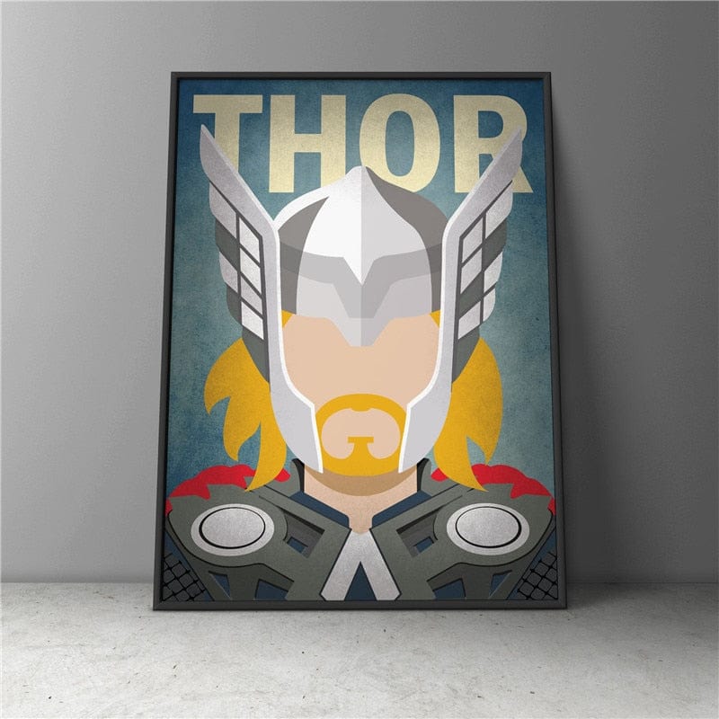 CloudShop Art Painting Canvas Print  50x70cm Flash avengers-wall-art-minimal-canvas-painting-american-movie-poster-champions-superhero-wall-decor-minimal-pictures-home-kids-room