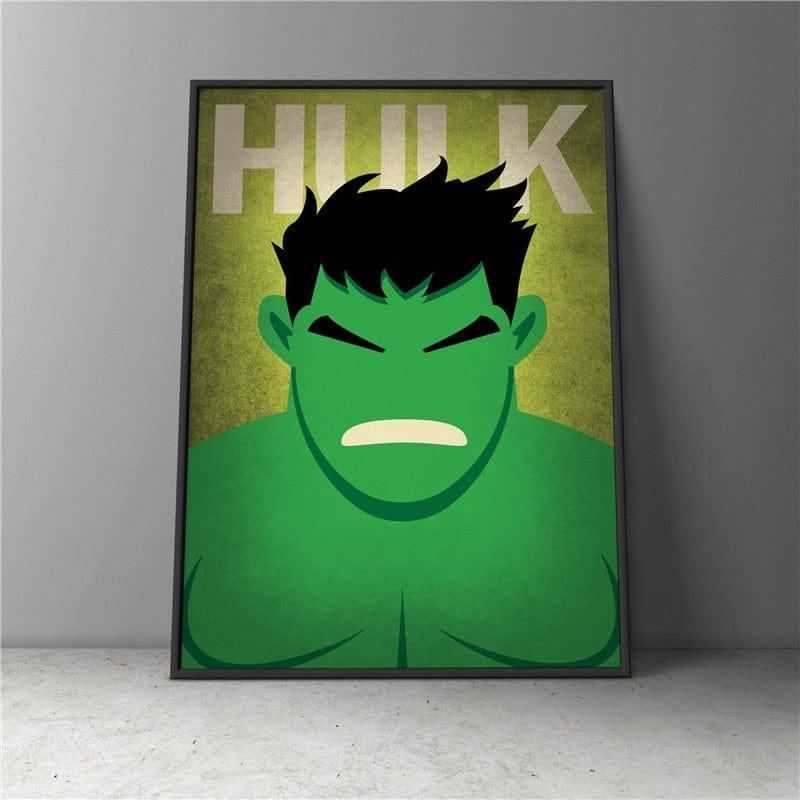 CloudShop Art Painting Canvas Print  60x80cm Flash avengers-wall-art-minimal-canvas-painting-american-movie-poster-champions-superhero-wall-decor-minimal-pictures-home-kids-room