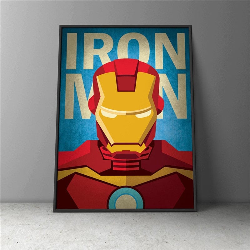 CloudShop Art Painting Canvas Print  60x90cm Flash avengers-wall-art-minimal-canvas-painting-american-movie-poster-champions-superhero-wall-decor-minimal-pictures-home-kids-room