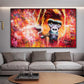 CloudShop Art Painting Canvas Print  80x140cm  the-gorilla-boss Canvas Frame Wrap - Ready to Hang