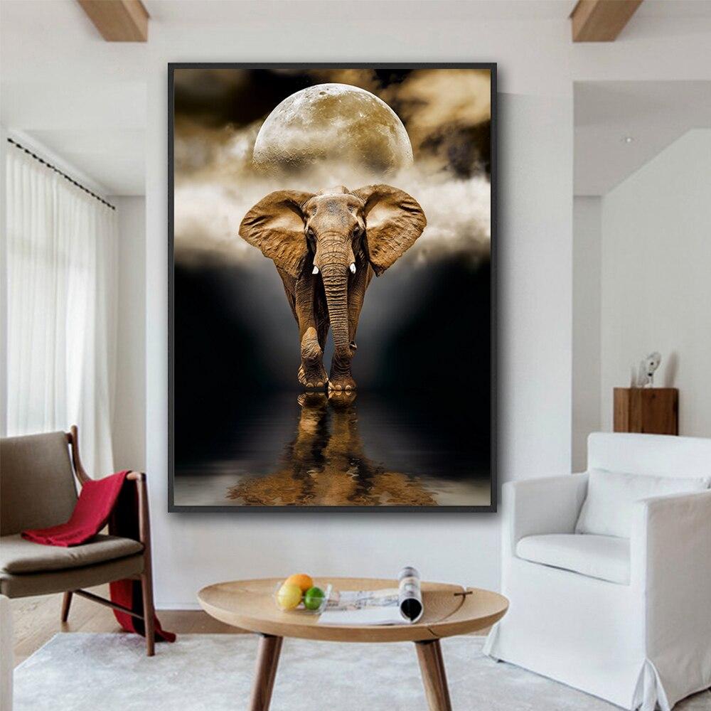 CloudShop Art Painting Canvas Print  70x100cm  the-nordic-elephant Canvas Frame Wrap - Ready to Hang