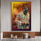 CloudShop Art Painting Canvas Print  60x80cm  the-notorious-big-abstract Canvas Frame Wrap - Ready to Hang